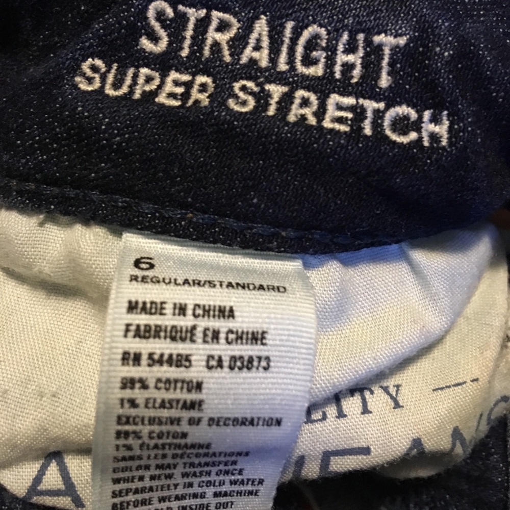 2/$25 Americans Eagles Outfitters Jeans Size 6 - Picture 4 of 6
